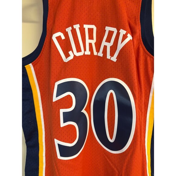Stephen Curry Golden State Warriors 2009-10 Mitchell & Ness Hardwood Classics Sw - Picture 8 of 8